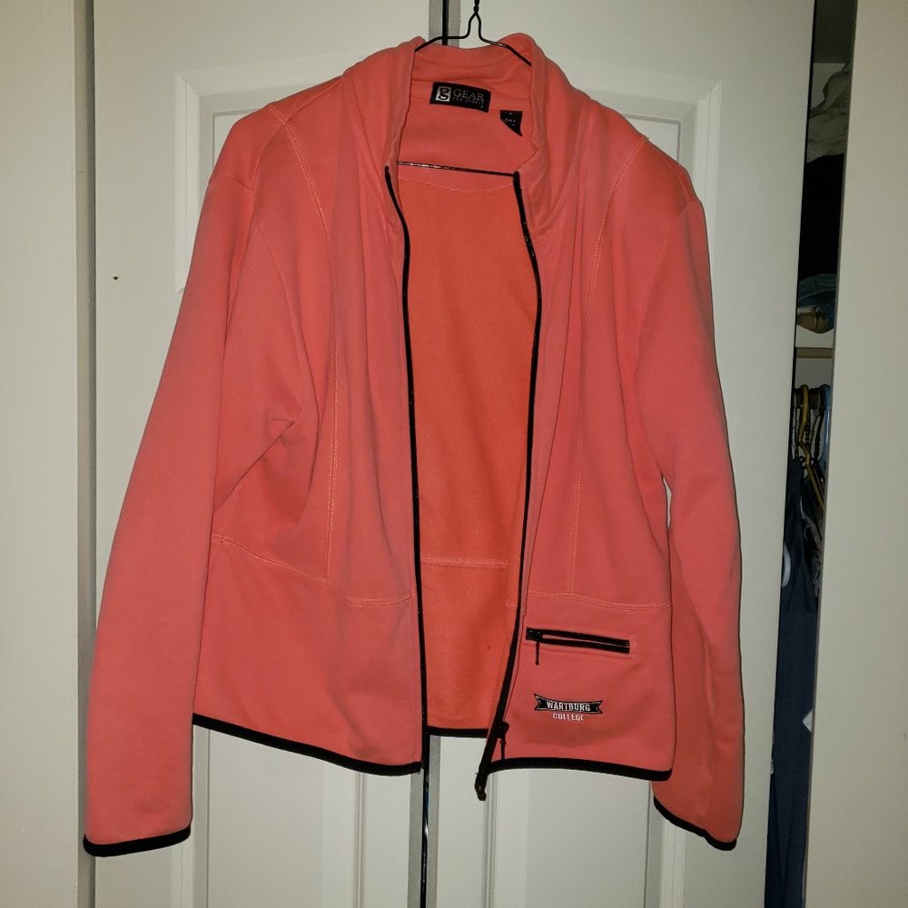 Wartburg College zip-up Jacket Size L